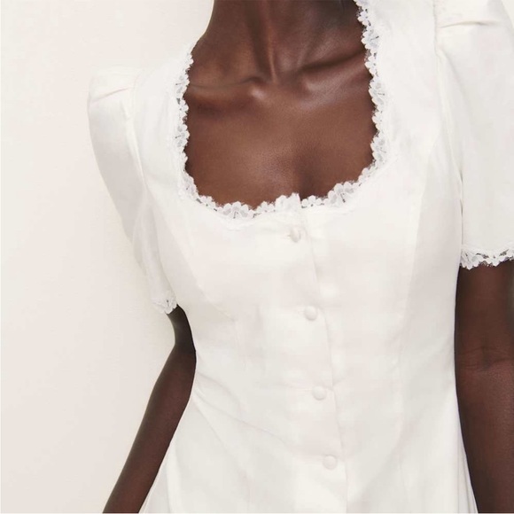 Reformation Alida Dress in White - Picture 6 of 11